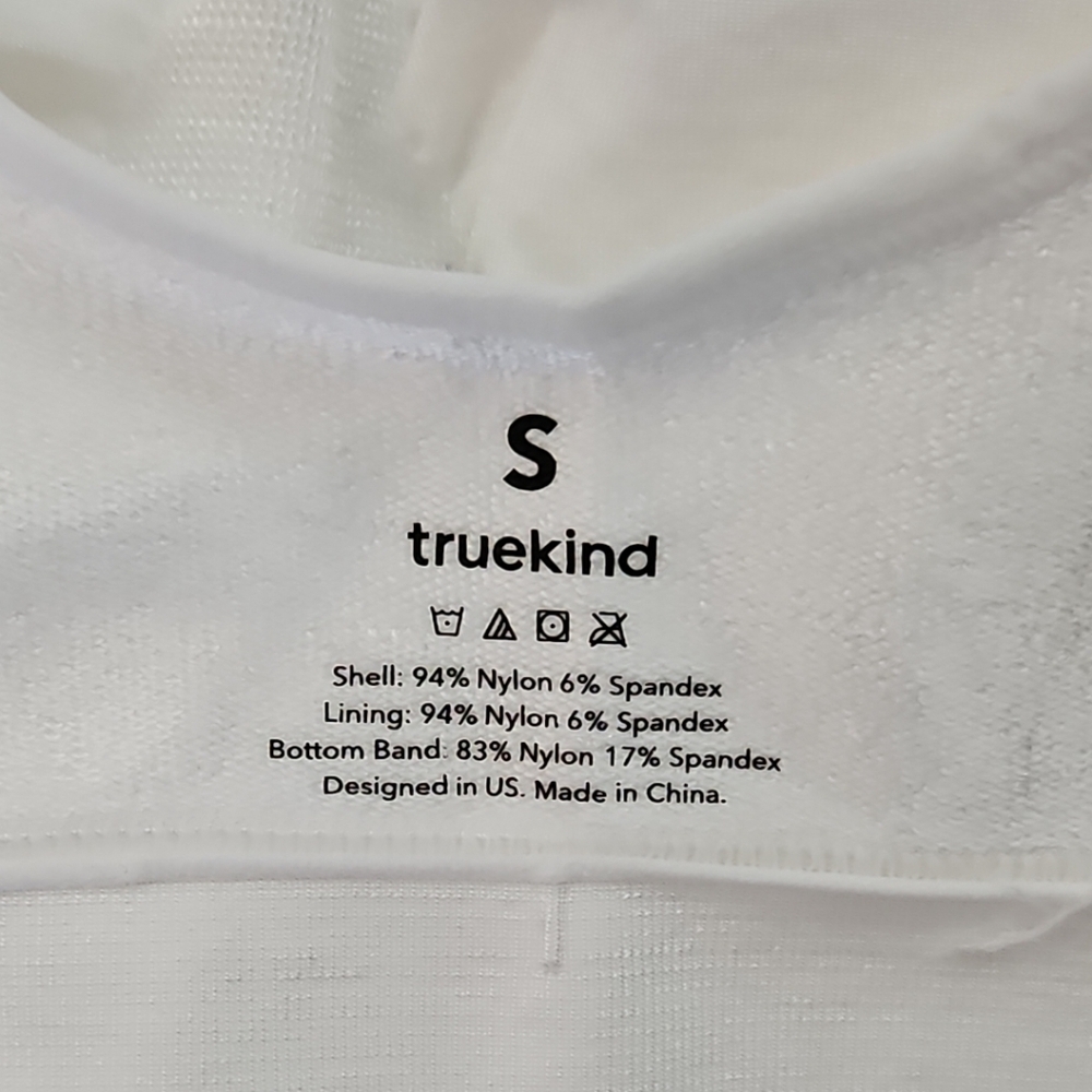 Truekind Everyday Throw-On Wireless Bralette | White | Size S | NWT - Picture 4 of 6